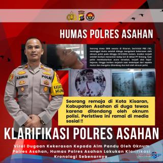 Polres Asahan Sampaikan Fakta Terkait Dugaan Kekerasan Terhadap Pandu Brata: Janji Transparansi Penyelidikan